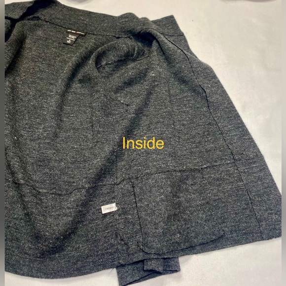 Wool  mixed Cardigan Grey  NY&Co Wool Cardigan Jacket Classic - Picture 7 of 17